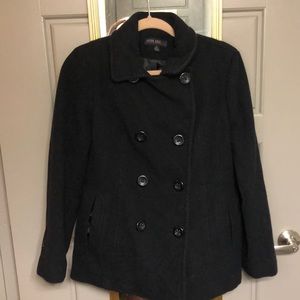 JASON KOLE Black Pea Coat
